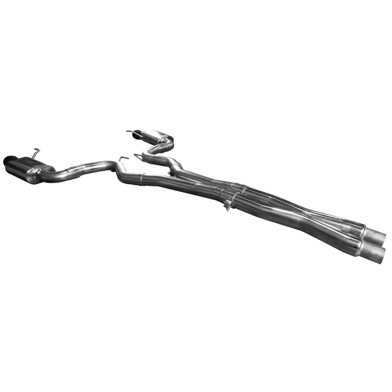 Ford Mustang Performance Exhaust - Kooks Headers - Cat-Back with X-Pipe and Slash Cut Polished Tips - `18-`20